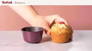 Moule à muffin TEFAL Creabake trio muffins 7.5 cm