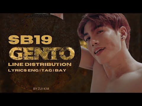 SB19 GENTO LINE DISTRIBUTION LYRIC VIDEO ENG TAG BAY 
