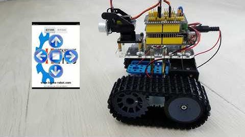 Обзор Keyestudio mini tank robot на Arduino