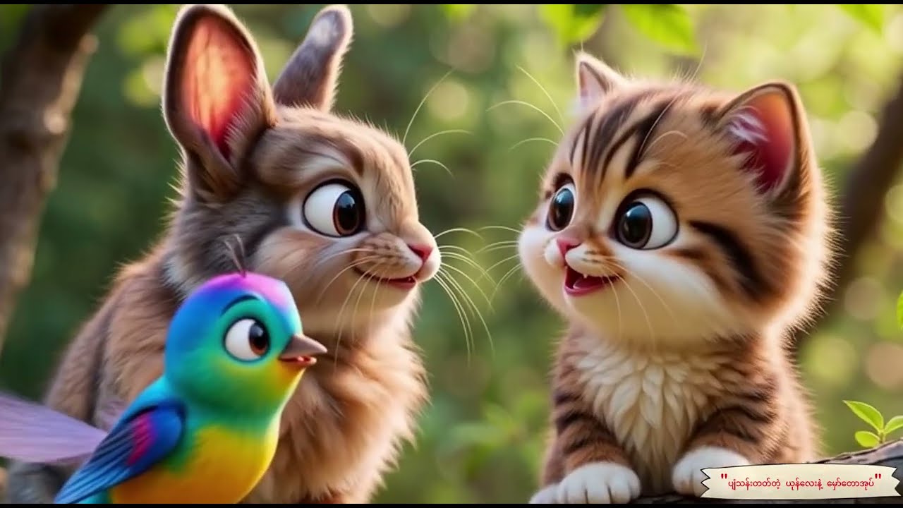 ပျံသန်းတတ်တဲ့ ယုန်လေးနဲ့ မှော်တောအုပ် (scene- 1 )