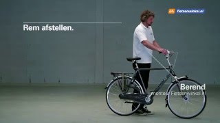 Fietsenwinkel.nl legt hoe je een afstelt