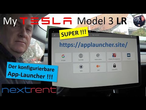 Der konfigurierbare AppLauncher für das Model 3 | nextrent.de