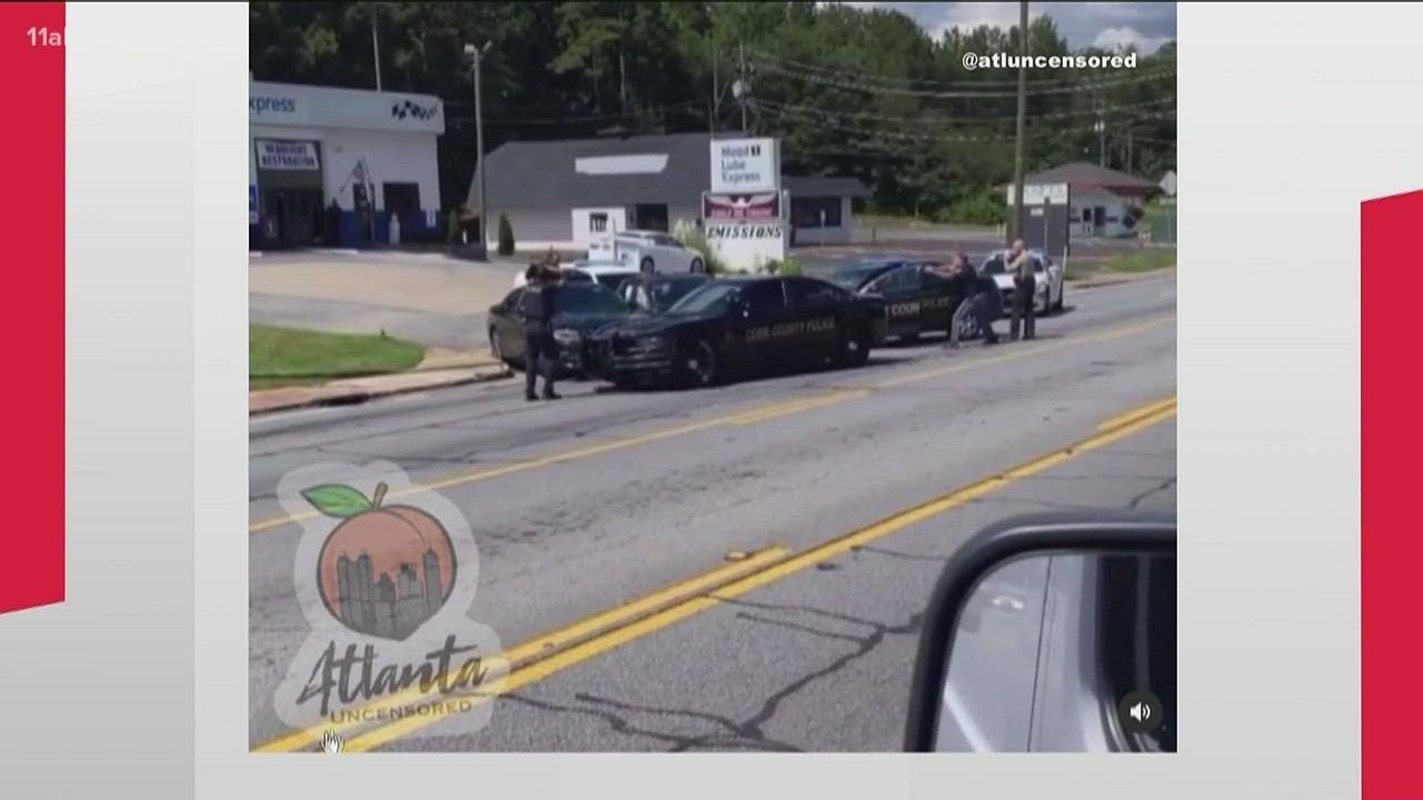 Police chase erratically driving car before crash