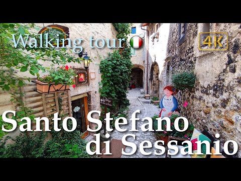 Santo Stefano di Sessanio (Abruzzo), Italy【Walking Tour】History in Subtitles - 4K