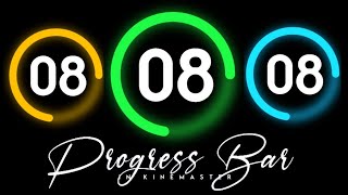 | How to make proffesnal progress bar in kinemaster | By Tec master |