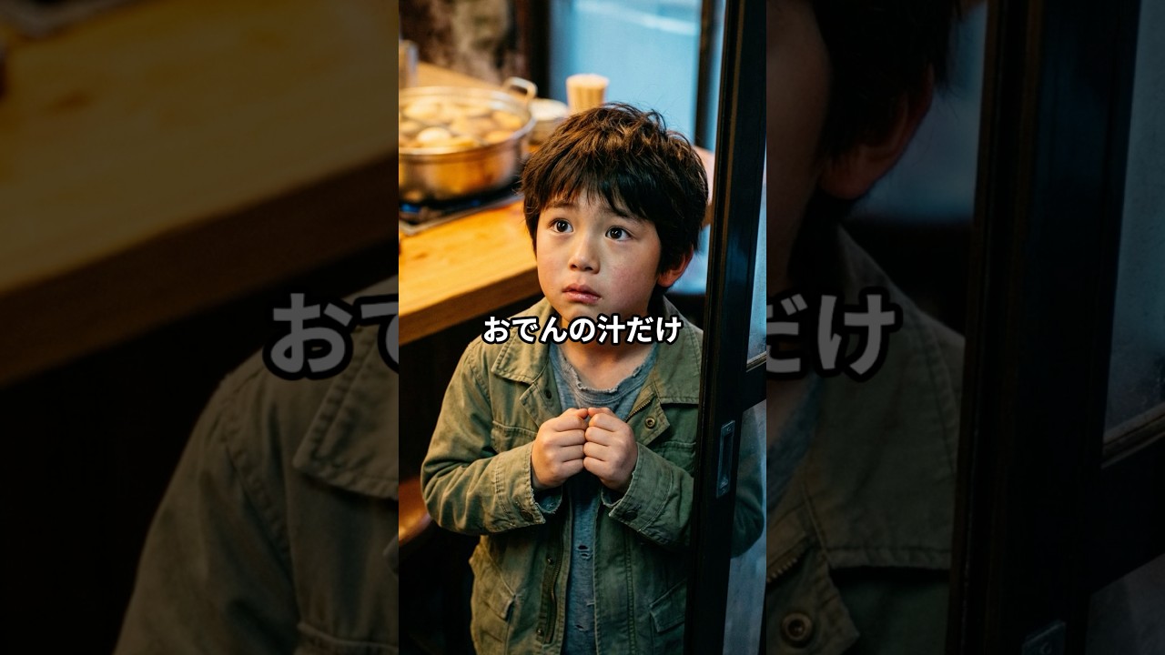 「おでんの汁だけ売ってもらえませんか?」5円玉だけ持って来店した少年におばあちゃんは何も聞かずにおでんを丸ごと出した。15年後、廃業寸前の店に思いもよらない奇跡が…