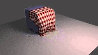 Blender Physics with Cycles Renderer. Only 1 sample.