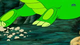 Cartoon Dragon Foot Tickled