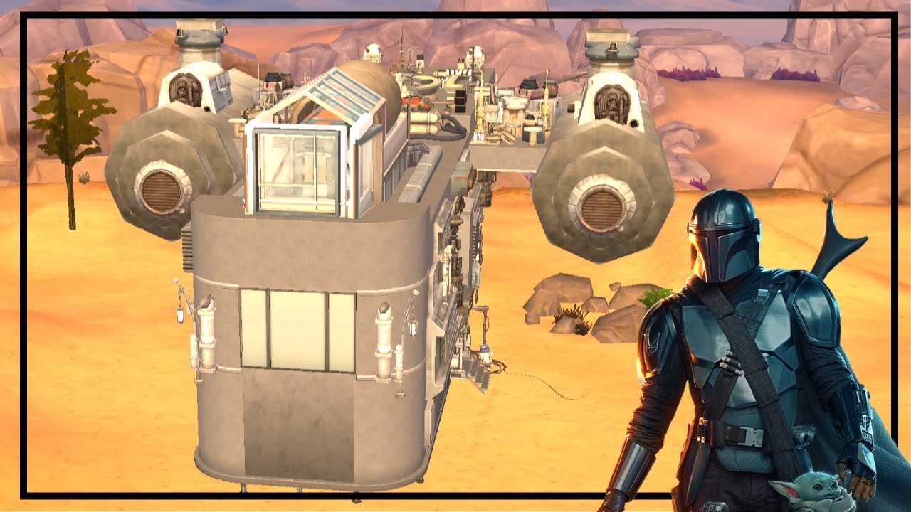 The Razor Crest [The Mandalorian] I Sims 4 build I Rebeccas Creations