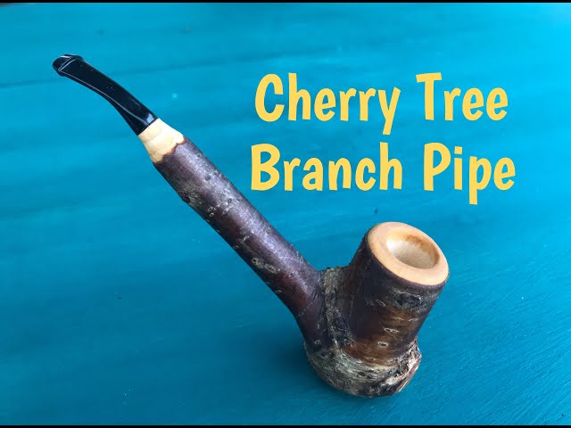 cherry tobacco pipe Ropp Alpine Wood Pipe, Unsmoked [SOLD OUT] Expertly hand Cherry wood branch pipe with