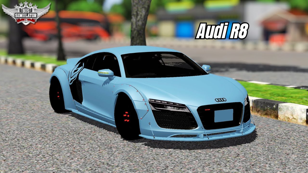 Audi r8 v10 plus bus simulator Indonesia _bussid bus mod