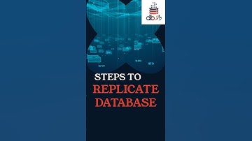 Steps to Replicate Database| Database Replication Steps|Database Replication #database #sql #dbwala