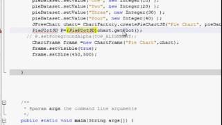 Java prog#64  How to add a Jfreechart 3D pie chart to a panel in netbeans java