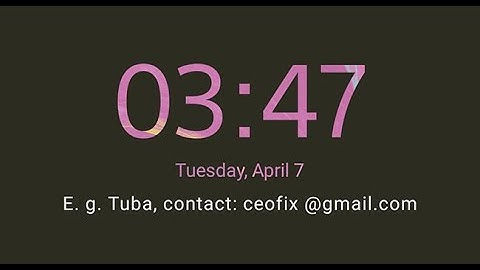 How to add information with your Android lock screen