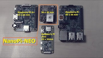 NanoPi NEO Part #1 – NanoPi NEO vs Raspberry & First Boot