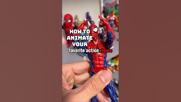 How to animate your Spider-Man action figures in 2024! #spiderman #shorts #stopmotion #animation