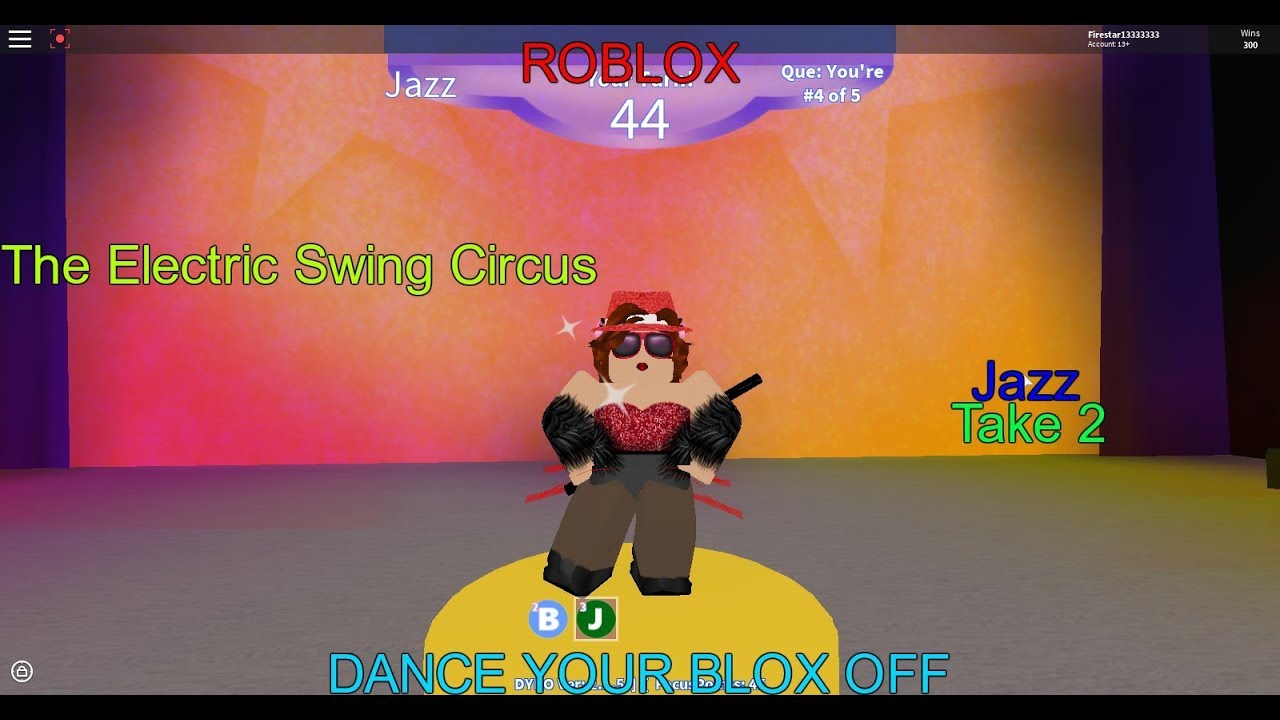 Roblox Dance Your Blox Off The Electric Swing Circus Take 2 Jazz Youtube - roblox dance your blox off solo baby shark jazz