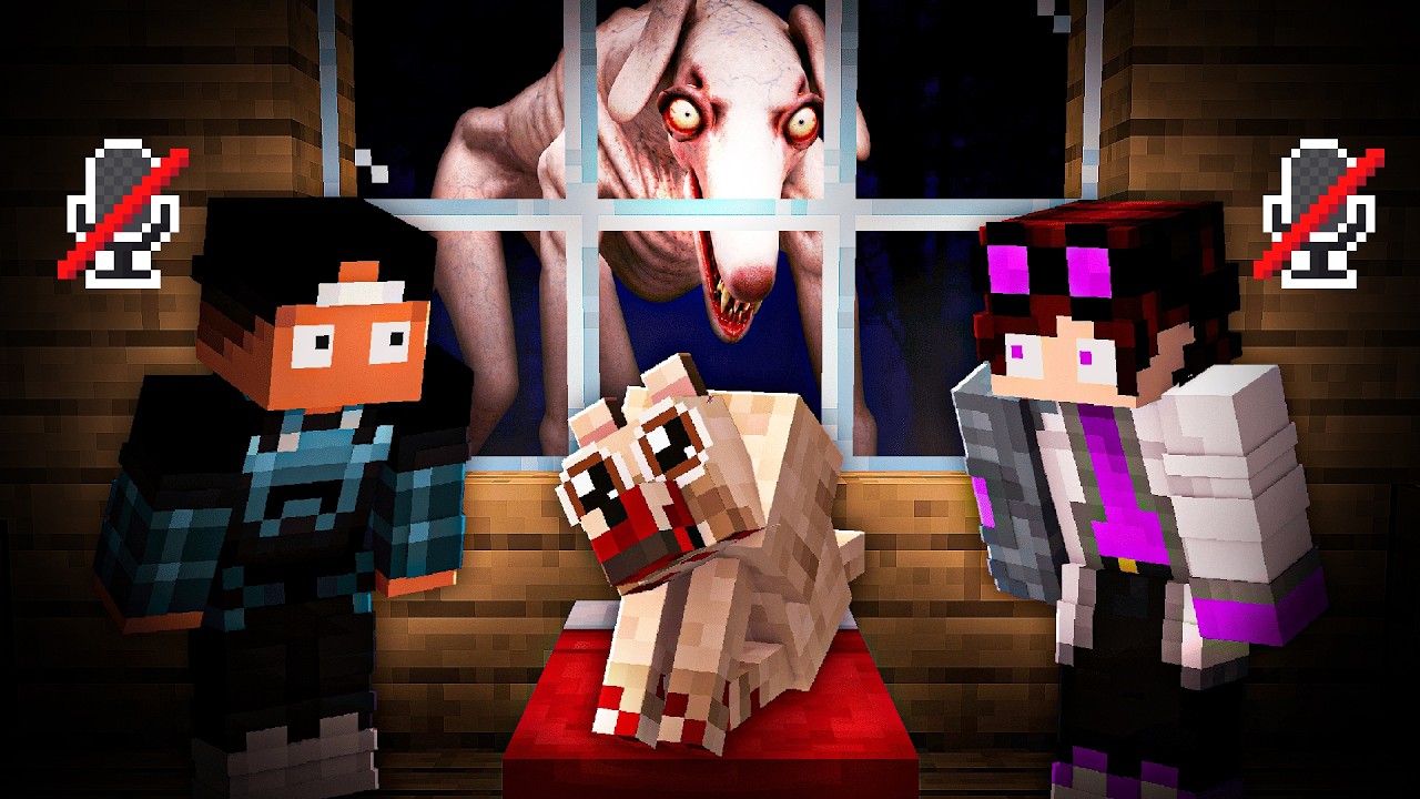 sobrevivendo a MUFFIN THE DOG no Minecraft