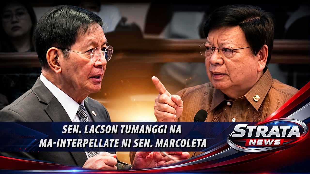 [NEWS UPDATE] LACSON, TUMANGGING MAGPA-INTERPELLATE; MARCOLETA, NAGTAAS ...