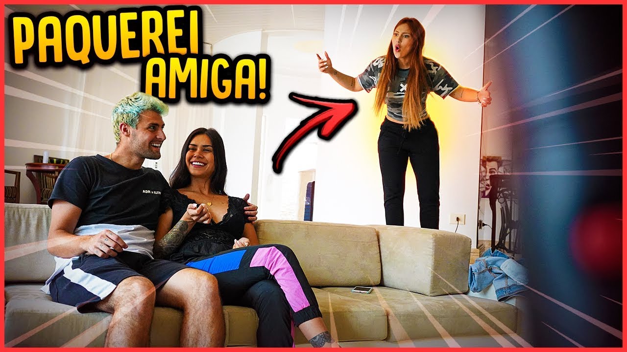 PAQUEREI MINHA AMIGA NA FRENTE DA MINHA NAMORADA!! - TROLLANDO NAMORADA [ REZENDE EVIL ]