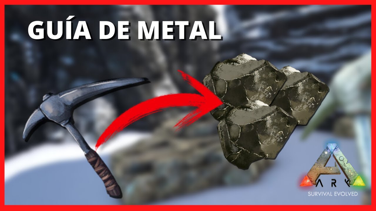 DONDE Conseguir METAL en ARK The Island | Guía de Farmeo 2023 | By ...