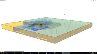 Brand in Produktionshalle FDS Simulation