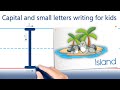How to write letter i english capital and small letters for kids and beginners