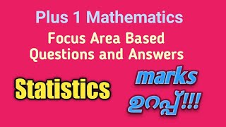 Famous Focus Area based Plus 1 Mathematics / Statistics ( full chapter)/@you can Profile