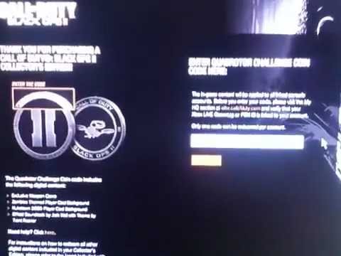 How To Put In Black Ops 2 Challenge Coins Code