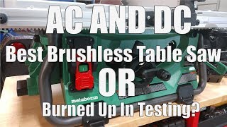 Battery & Corded! Metabo HPT 36V MultiVolt Brushless 10" Table Saw Review  Model C3610DRJQ4 screenshot 3