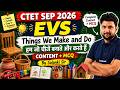CTET 2026 | CTET EVS Class | Things We Make and Do For CTET EVS | CTET EVS By Solanki Sir