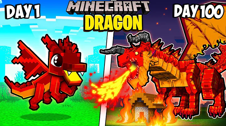 I Survived 100 Days as a DRAGON in Minecraft!