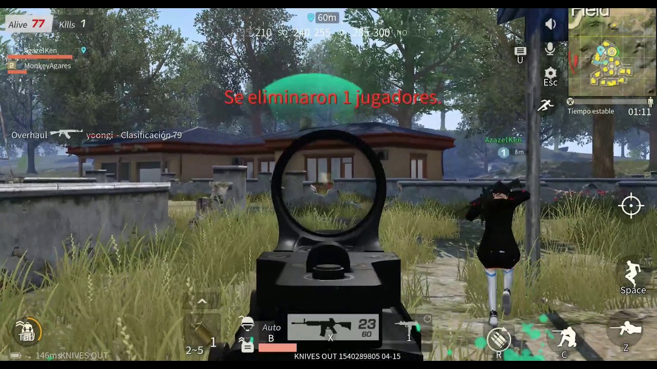 Knives Out-server america (pubg chino) #1 a la primera . // con AzazelKen