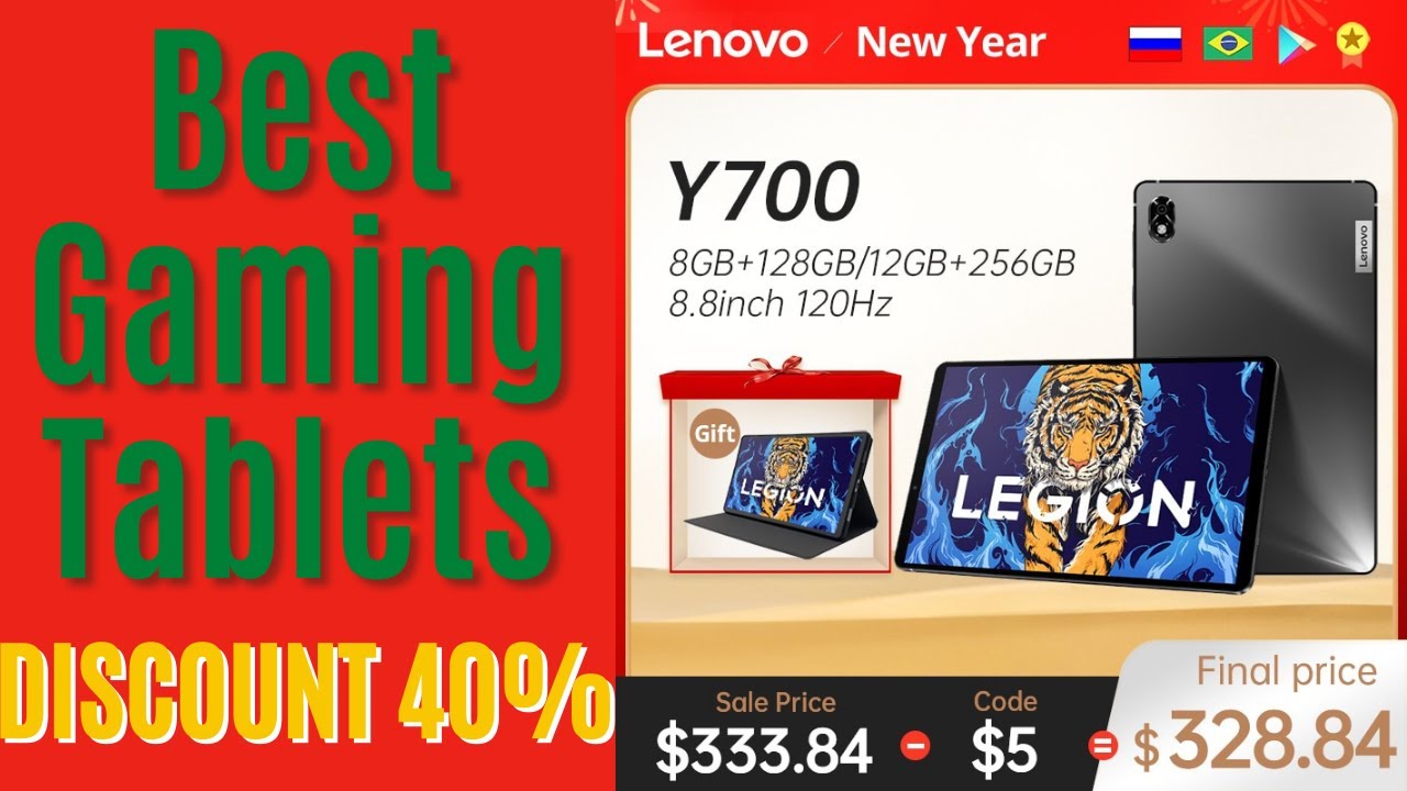 Lenovo y700 Tablets LEGION Y700 Tablet PC 8GB+128GB/12GB+256GB for Game