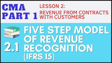 CMA Part 1 | Lesson 2-1: 5 Step Model of Revenue Recognition (IFRS 15) | CMA Free Lessons (English)