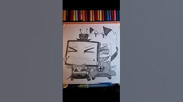 Alastor And Vox Speed Drawing