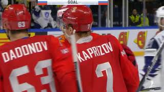 Видео IIHF Россия-Франция 7:0 голы. ЧМ-2018 по хоккею в Дании. 4 мая 2018 г.