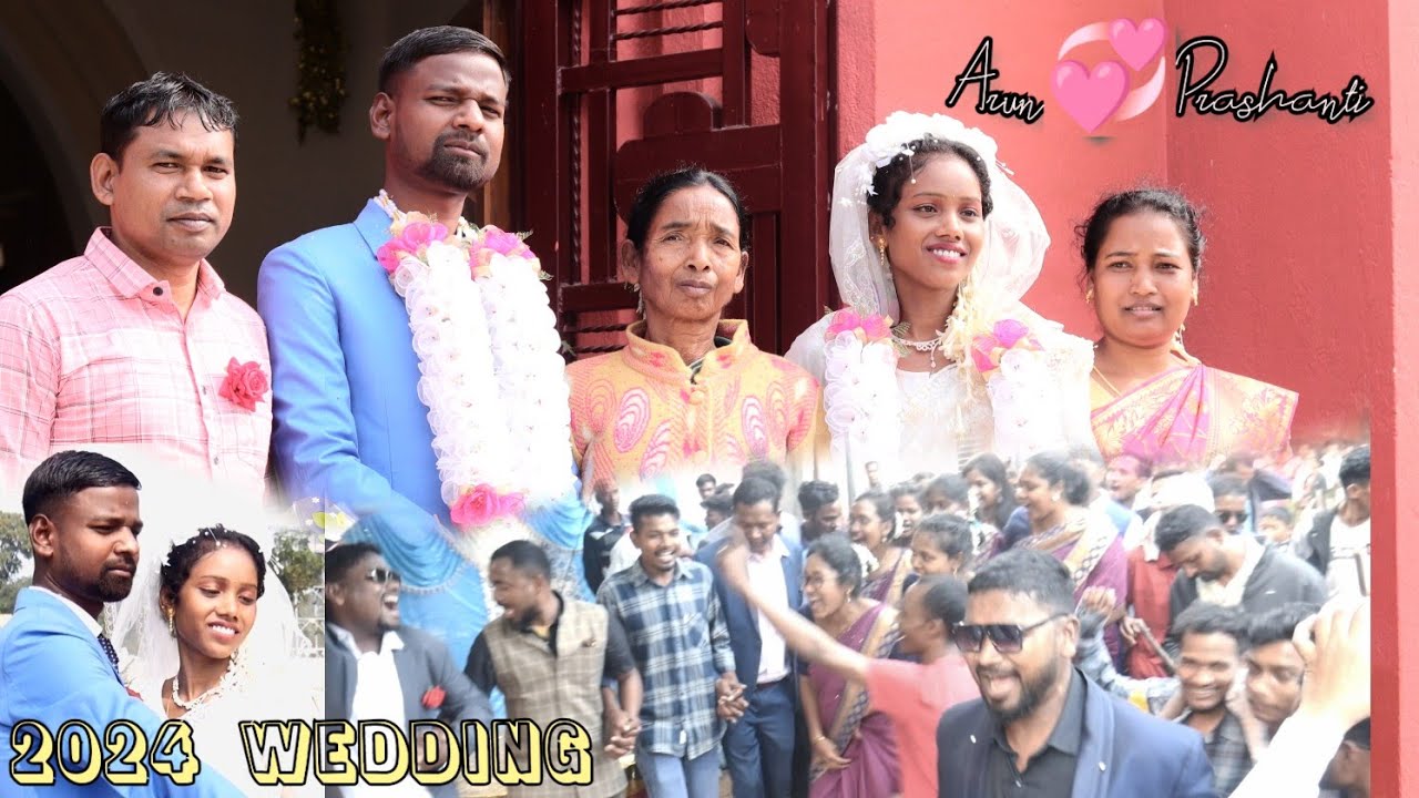 ARUN💞 PRASHANTI Wedding!! 08-01-2024!!Traditional christian wedding!! JHARKHAND