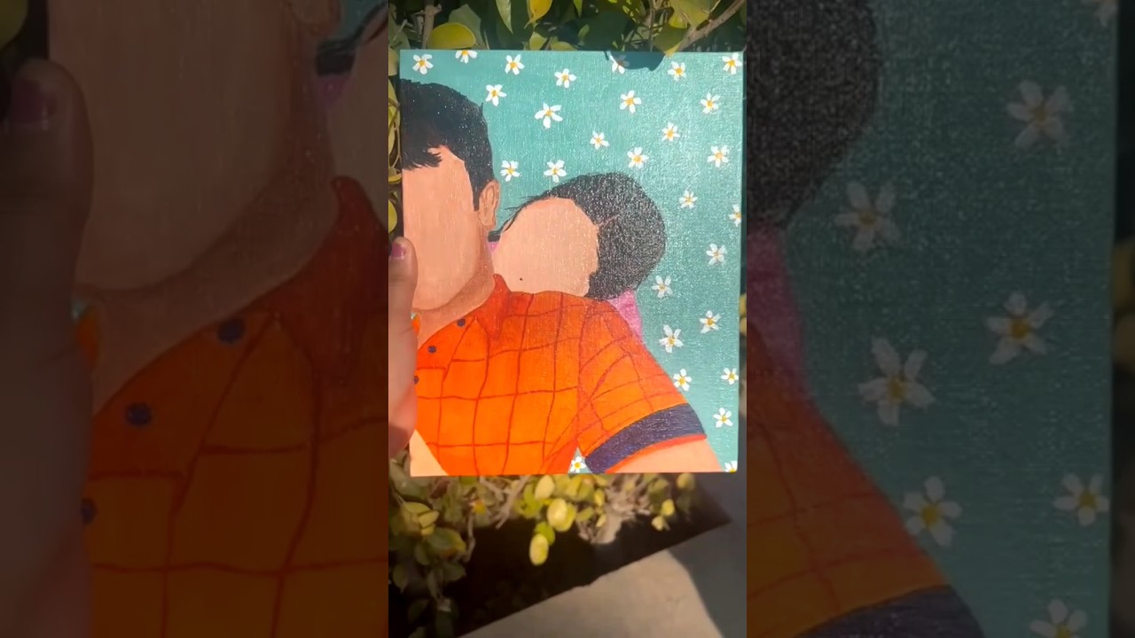 faceless portrait -handmade🌺💕 