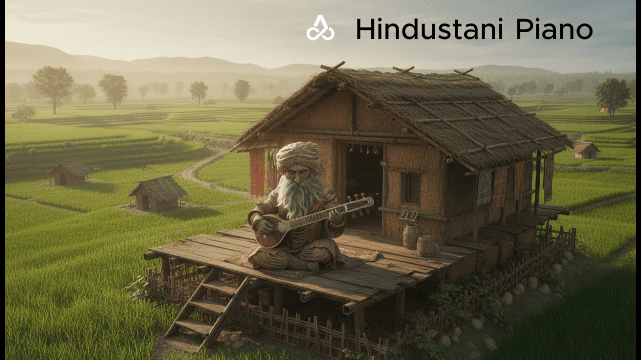 Raga Piano Harmony Hindustani Classical Study / Trading BGM