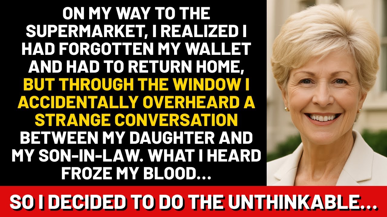 On my way to the supermarket, I realized I had forgotten my wallet and had to return home, but...