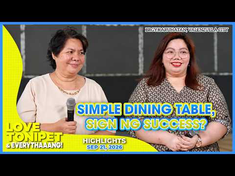 Love Tonipet & Everythaaang! | Bakit naging special ang simpleng dining table na 'to? | Highlights