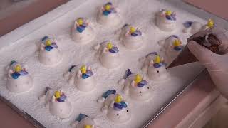 Unicorn Marshmallow (Marshmallow for Piping Recipe). Perfect for your hot chocolate or coffee! screenshot 1