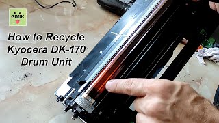 Kyocera Dk 170 Drum Unit Recycle Changind Drum And Blade On Dk170 302lz93061