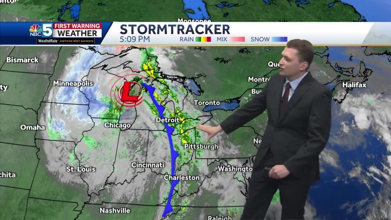 Video: Rain Showers and Much Cooler Air Arrive Monday (4-16-23) - YouTube