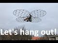 chAIR  -Manned quadcopter Episode 30 Actual backyard flight!