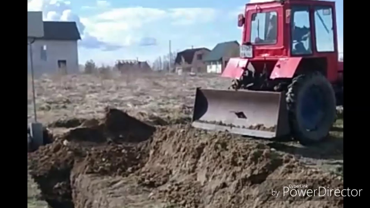 Задний бульдозер на Т-25