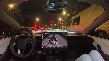 Tesla Self-Driving 14.1.2 Mad Max Mode Detects Closed Parking Lot and Parks on Street Instead