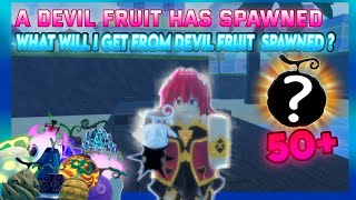 [GPO] 50 Devil Fruit Spawn ASMR!!! And the surprise spawn 🍉