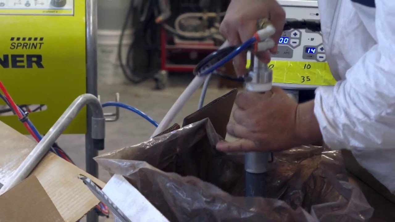 Tin Ceiling Xpress A View of Our Powder Coating Spray Booth and Curing Oven YouTube